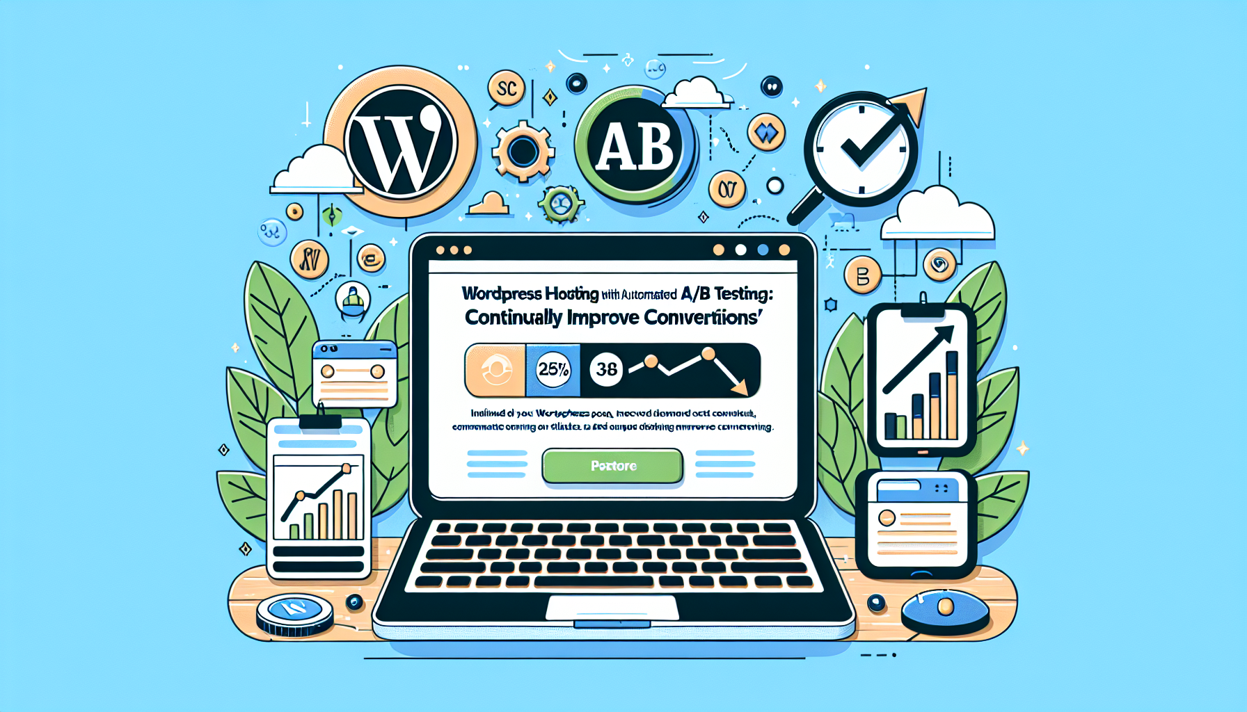 Hospedagem WordPress com A/B Testes Automatizados: Melhore Conversões Continuamente