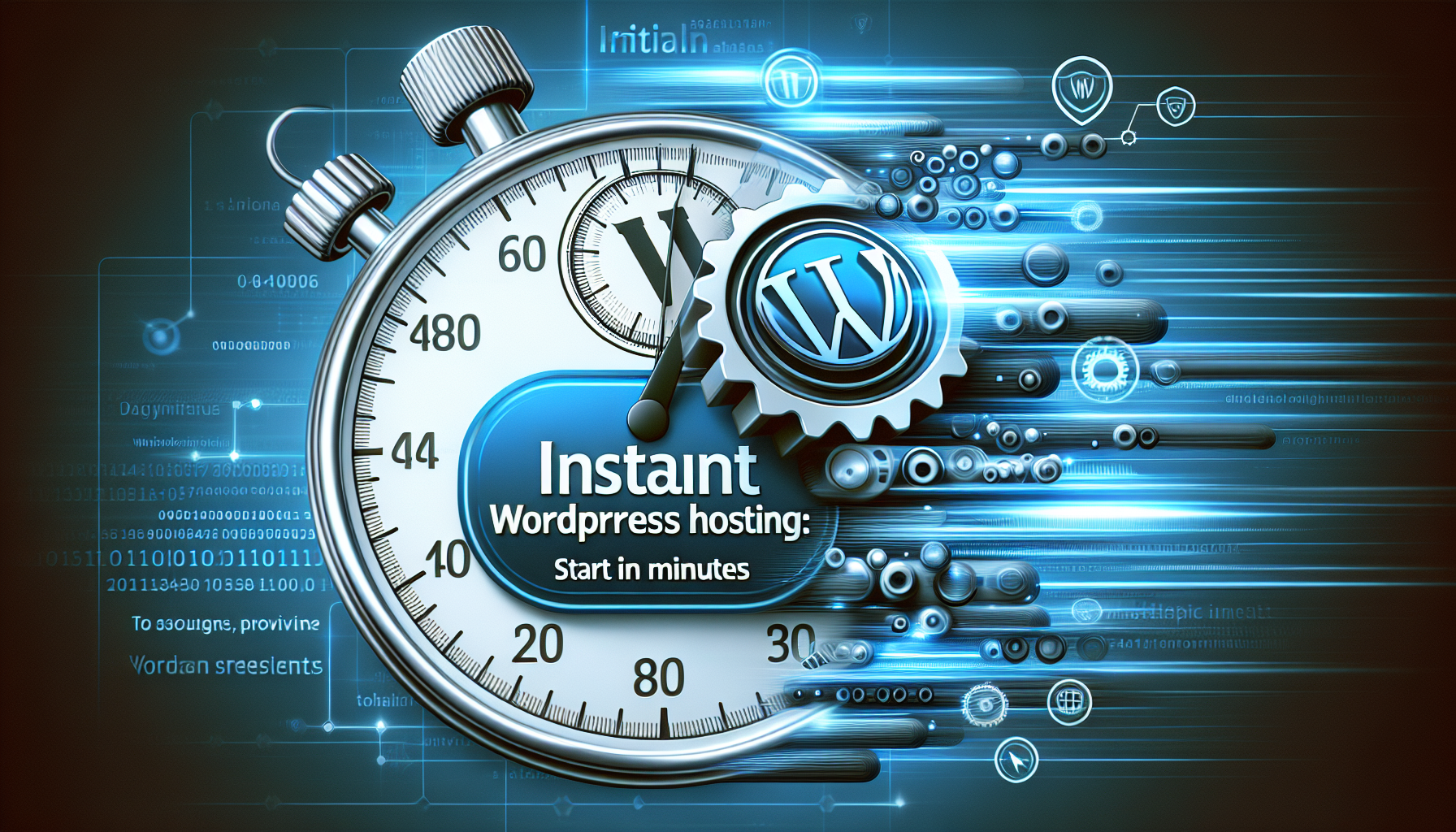 Hospedagem WordPress com Provisionamento Instantâneo: Comece em Minutos