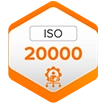 Certificação ISO 20000, gestão de serviços de TI.