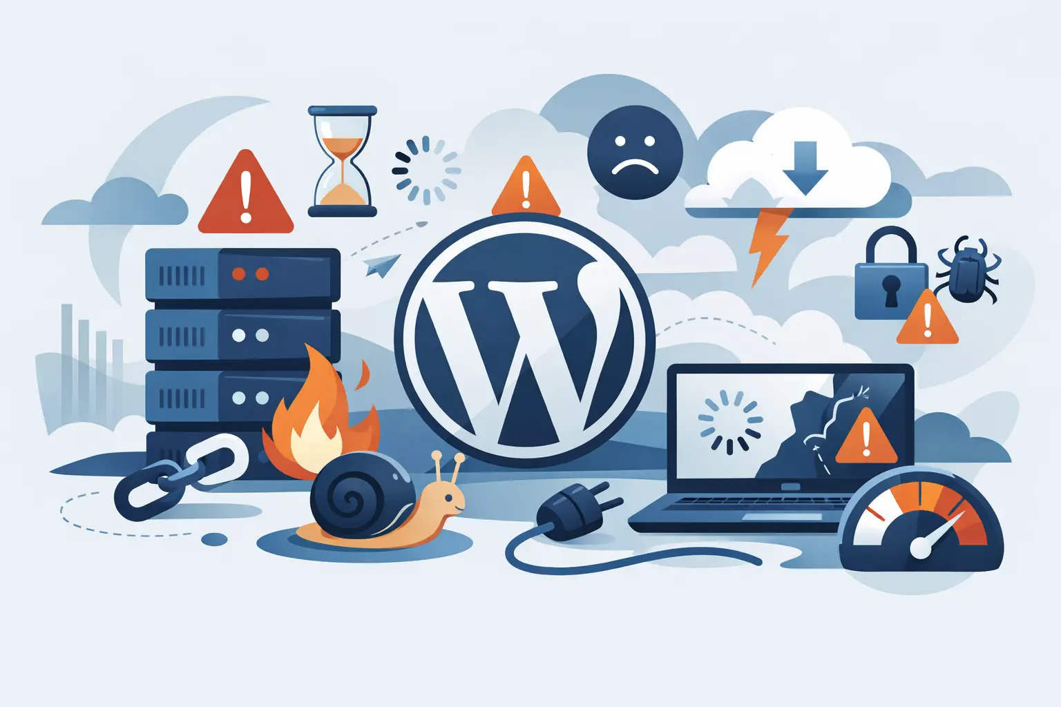 9 sinais de hospedagem ruim no WordPress