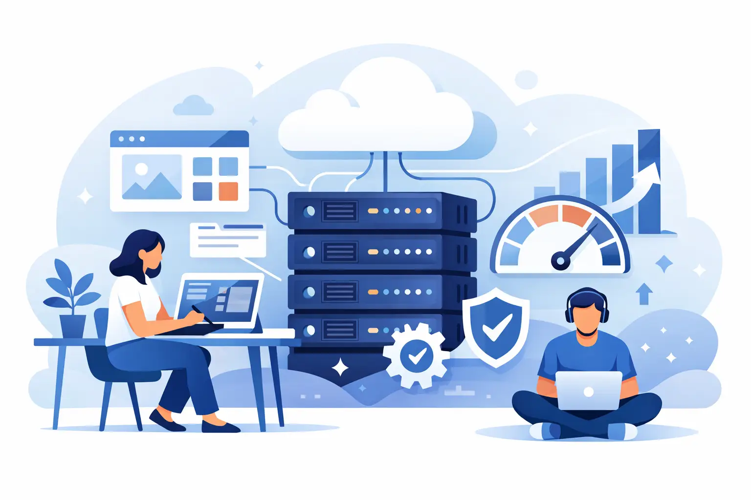 Hospedagem para web designers sem gargalos