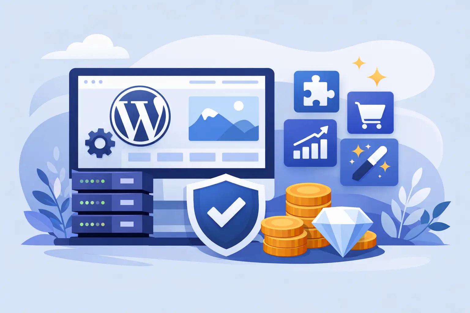 Hospedagem WordPress com plugins premium vale?