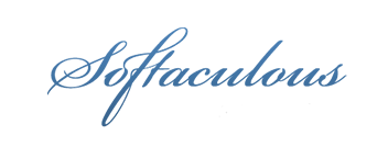 Logo azul com letras estilizadas